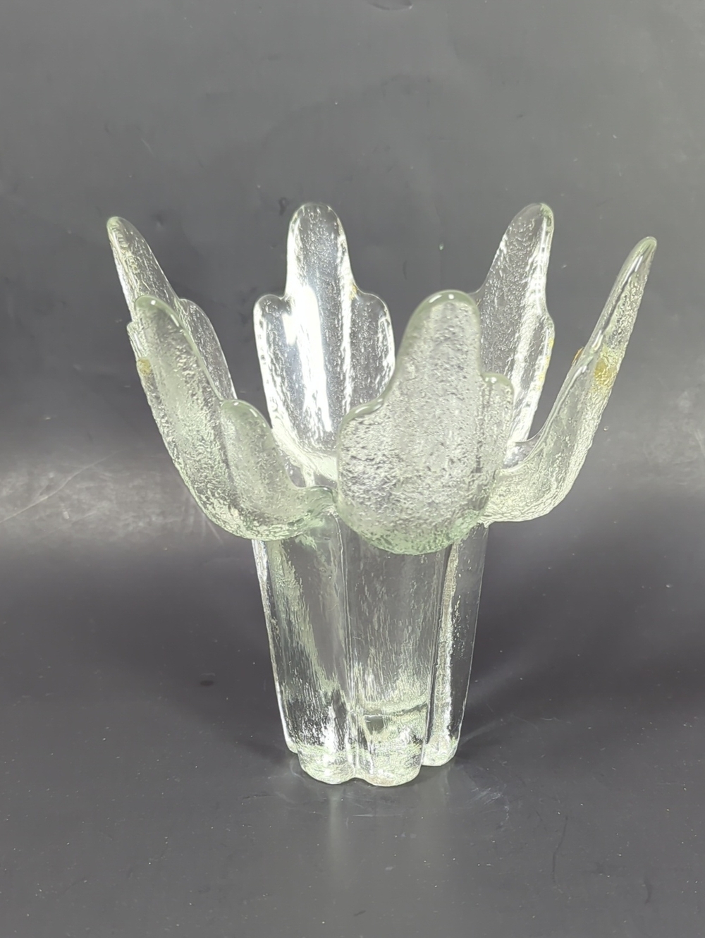 Vintage Ravenhead Flair Lotus (Cactus) Table Piece Vase Candle Holder